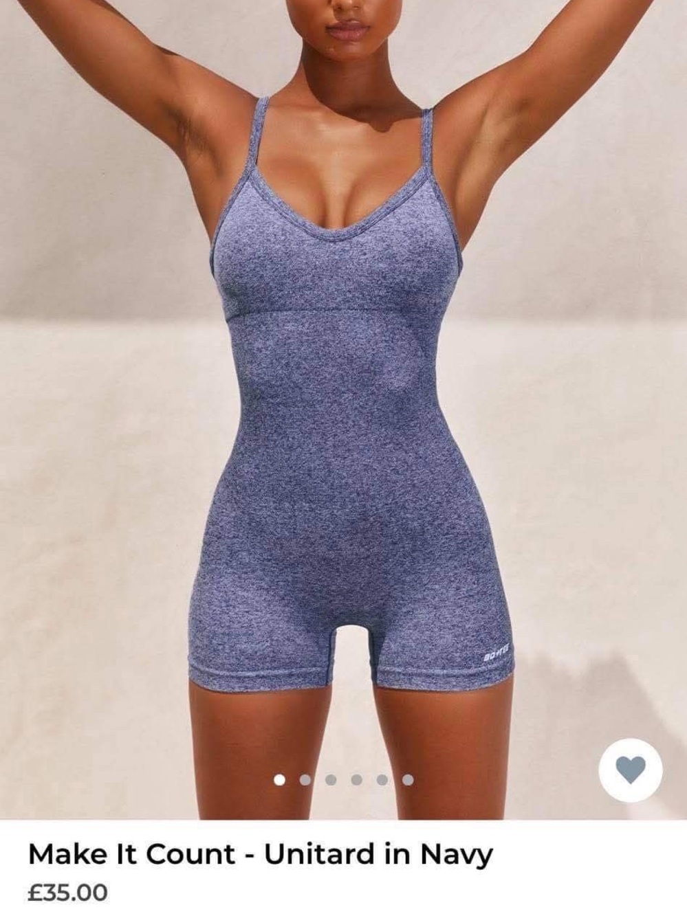 💙Bo+Tee Seamless Romper – size S